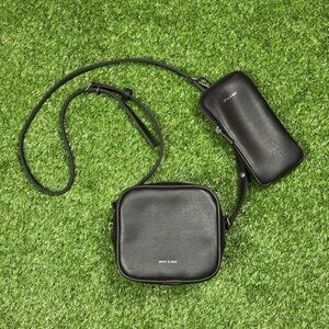 Matt & Nat Black Vegan Leather Bag